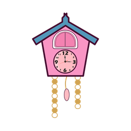 Clock bird cage  Icon