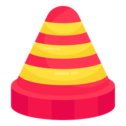 Construction Cone  Icon