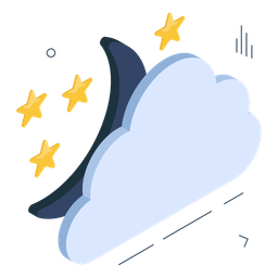 Cloudy Night  Icon