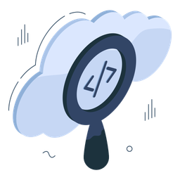 Cloud Coding  Icon