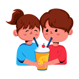 Couple Drinking  Icon