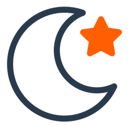 Crescent moon  Icon