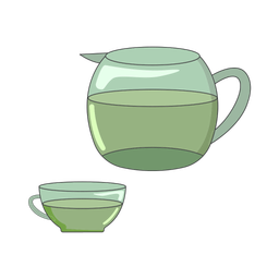 Green Tea Herb  Icon