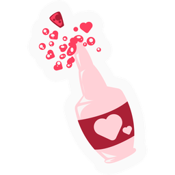 Bottle Sticker  Icon