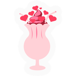 Ice Cream Sticker  Icon