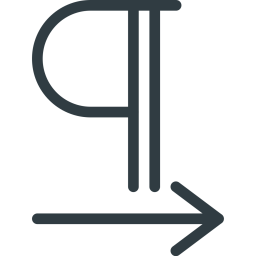 Absatz  Symbol