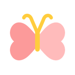 Butterfly, insect, wings, heart, love, valentine  Icon