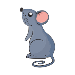 Mouse grey  Icon