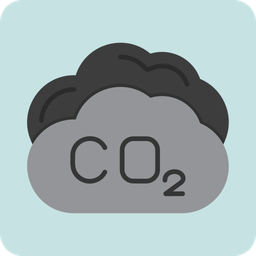 Carbon dioxide  Icon