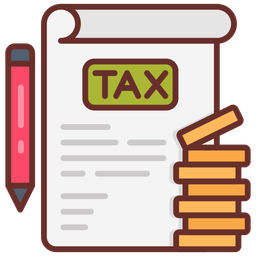 Tax Tax Paper Tariff アイコン