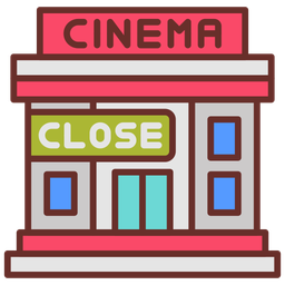 Cinema fechado  Ícone