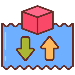 Archimedes principle  Icon