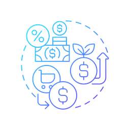 Ciclo de conversão monetária  Ícone