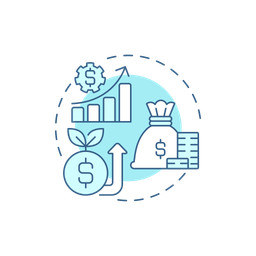 Investing cash flow  Icon