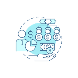 Financing cash flow  Icon