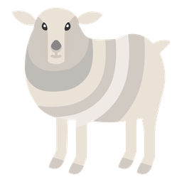 Domesticated Livestock Wool Production Sheep Breeds Icon