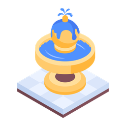 Ball Fountain  Icon