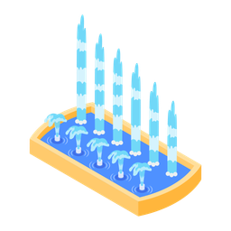 City Fountain  Icon