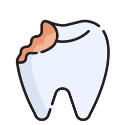 Broken tooth  Icon