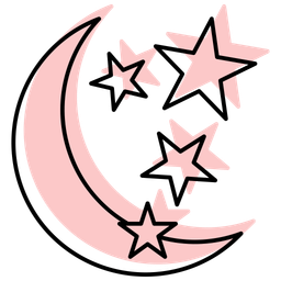 Crescent And Star  Icon