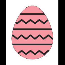 Easter egg traditional ornament  Icon