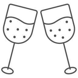 Champagne Glasses  Icon