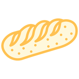 Irish Soda Bread Duotone Line Icon Icône