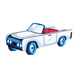 Convertible Car  Icon