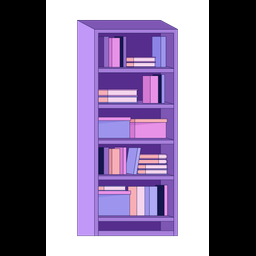 Bookcase living room  Icon