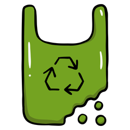 Biodegradable Bag  Icon