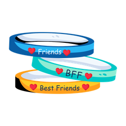 Friendship Bands Friendship Bracelets Camaraderie Bands Icon
