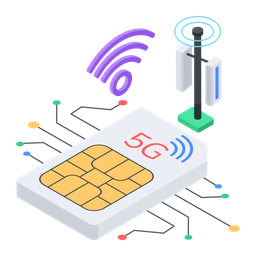 5G SIM  Icon