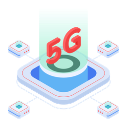 5G Hologram  Icon