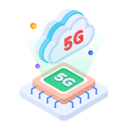 5G Chip  Icon