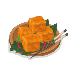 Fried tofu  Icon