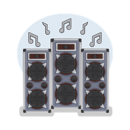 Music speaker  Icon