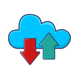 Cloud transfer  Icon