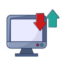 Computer transfer  Icon