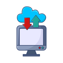 Cloud transfer  Icon