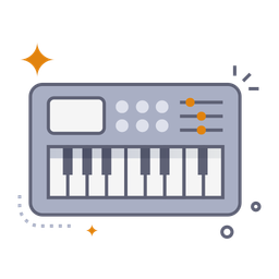 Electric keyboard  Icon