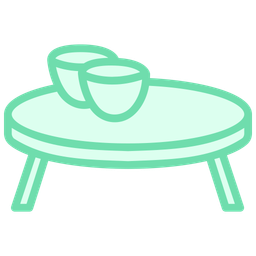 Mesa de café  Ícone