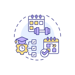 Calendário extracurricular  Ícone