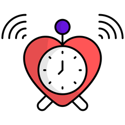 Heart clock  Icon