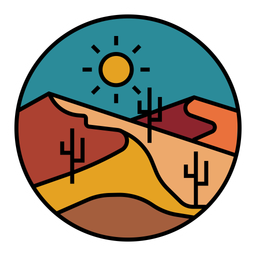 Desert Badge  Icon