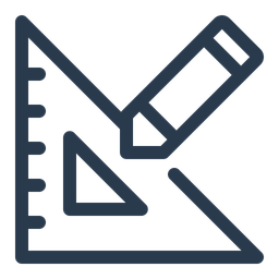 Drafting triangle  Icon