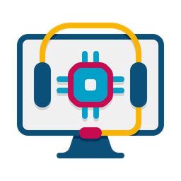 Ai in customer service  Icon