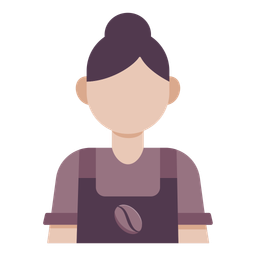 Barista woman  Icon