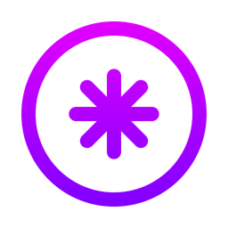 Asterisk Circle  Icon