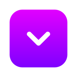 Arrow Down Square  Icon