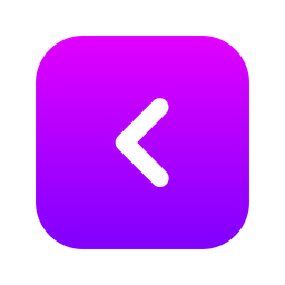 Arrow Left Square  Icon